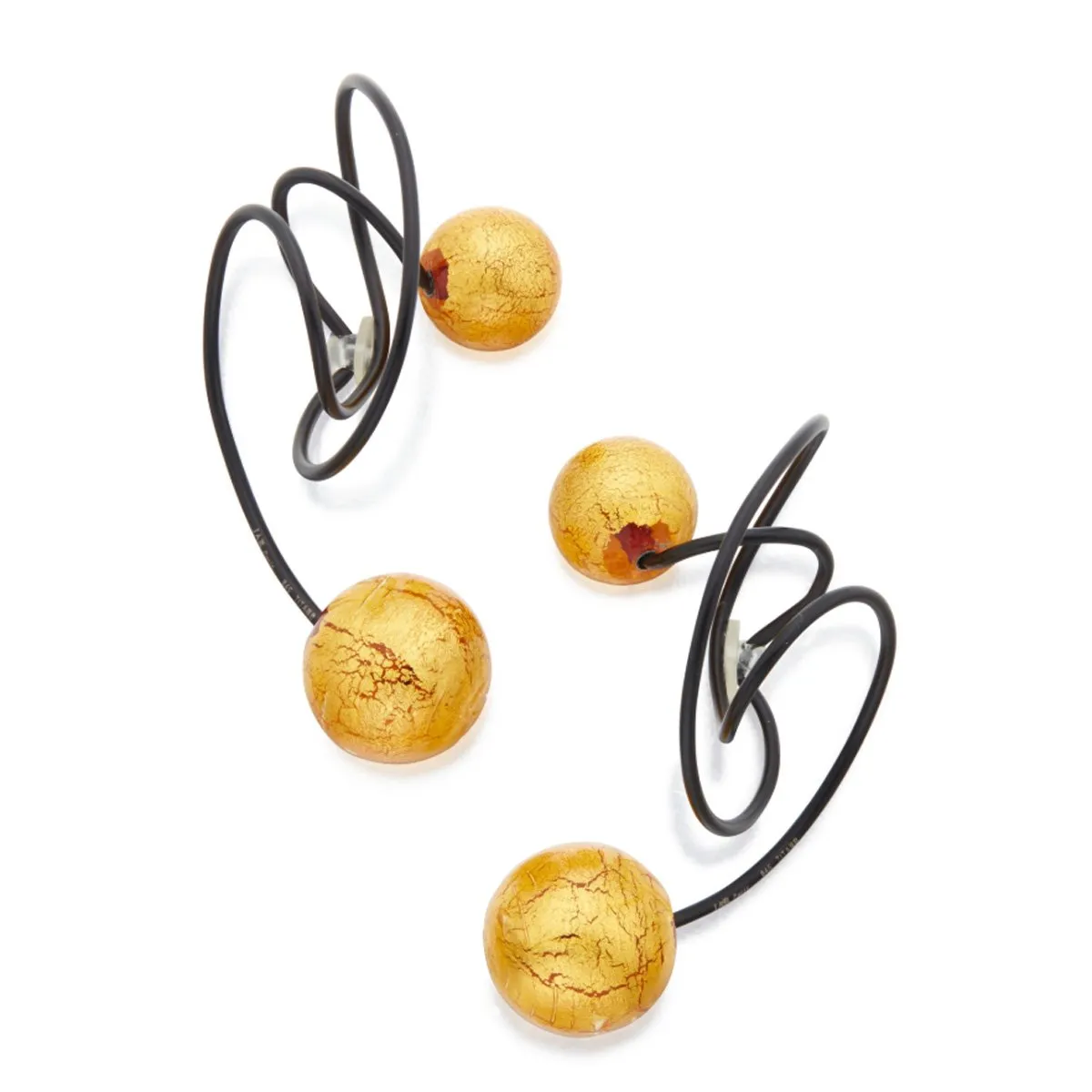 Jar Paris Titanium and Glass Carnaval Earrings