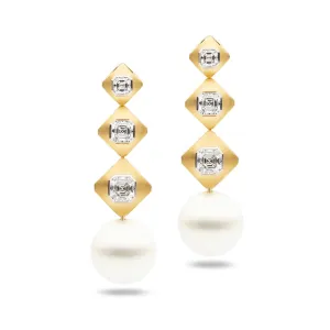 KAILIS ROYAL MERIDIAN DROP EARRINGS, YELLOW GOLD