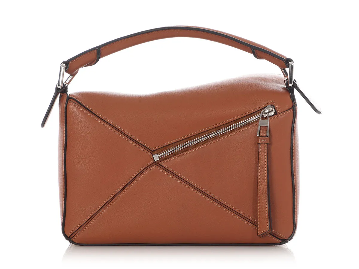 Loewe Small Tan Puzzle Bag