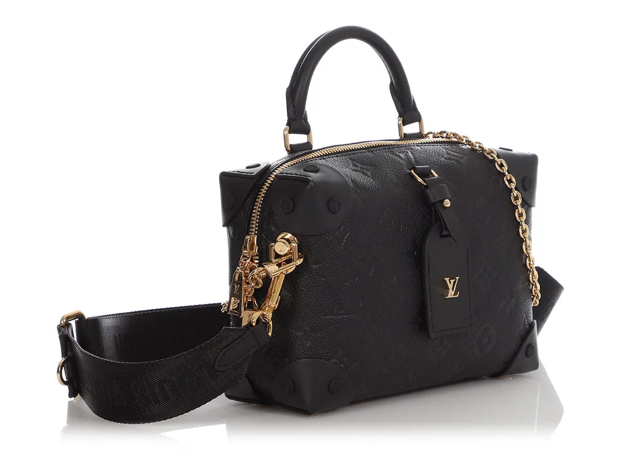 Louis Vuitton Noir Petite Malle Souple