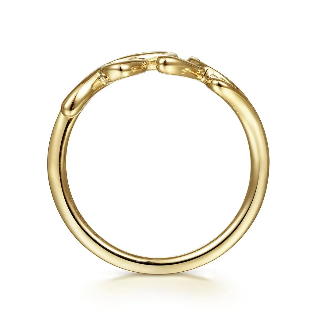Love Ring - 14K Yellow Gold