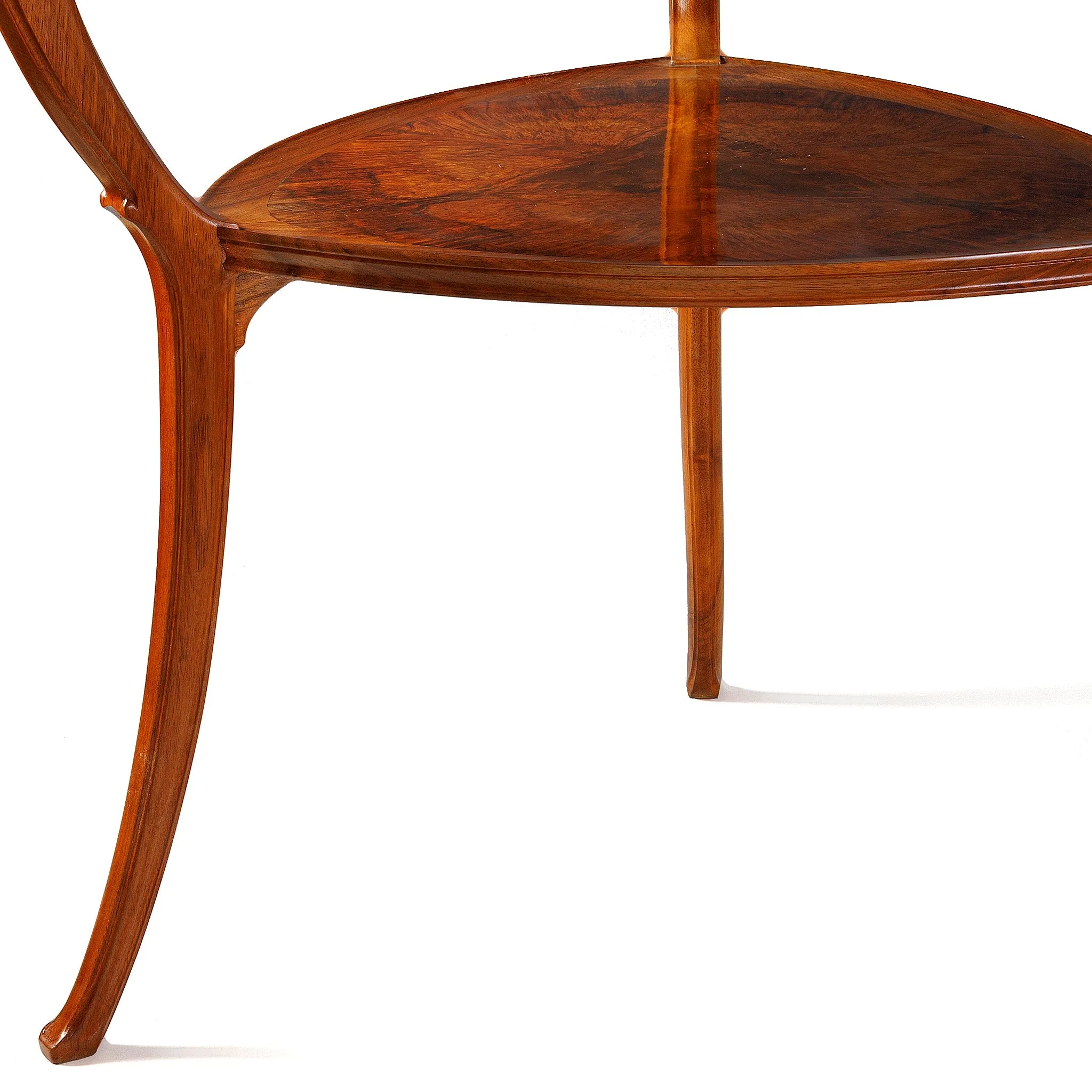 Lucien Lvy-Dhurmer "Sceau de Salomon" Two-tier Expandable Card Table