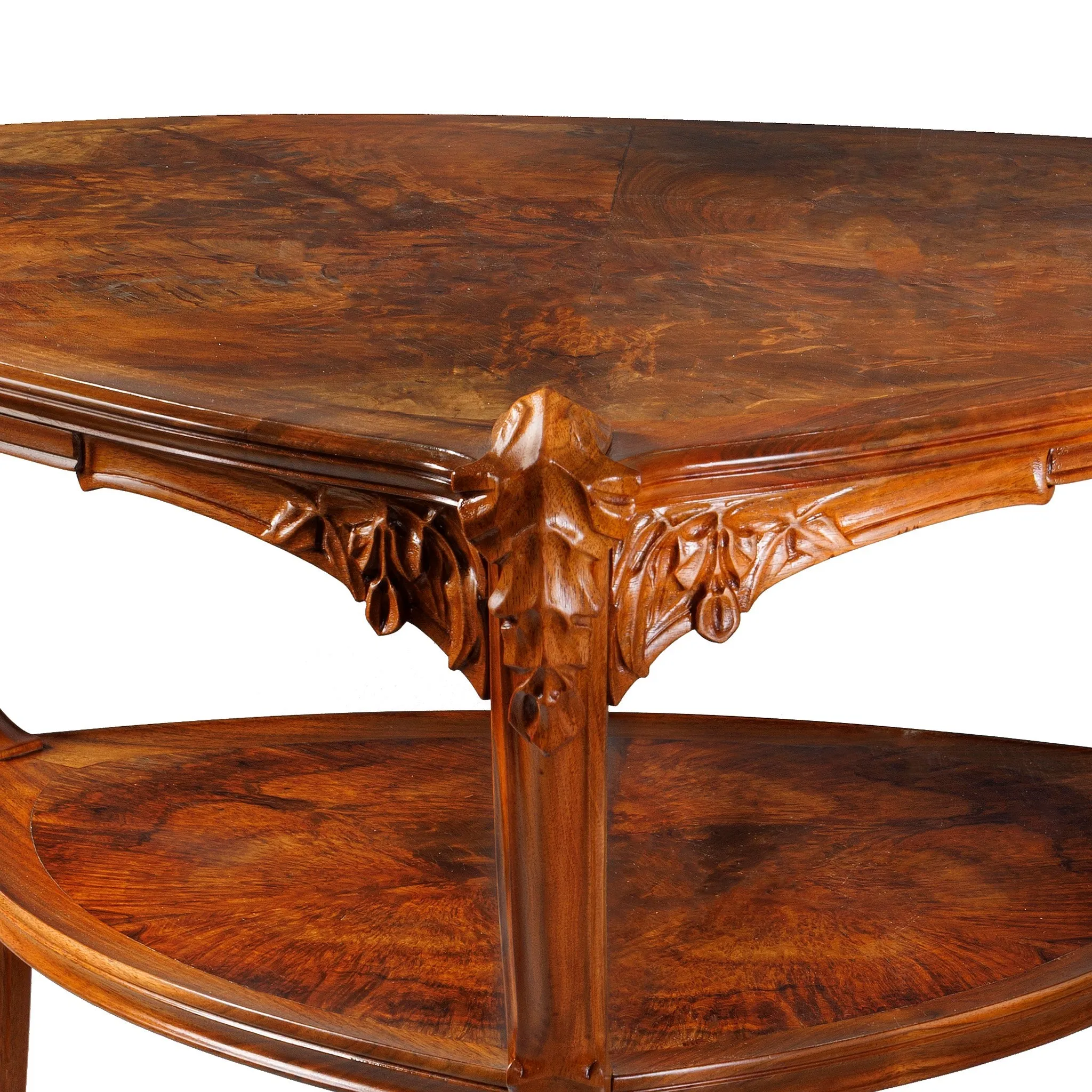 Lucien Lvy-Dhurmer "Sceau de Salomon" Two-tier Expandable Card Table