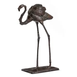 Rembrandt Bugatti "Flamant en Marche" Bronze Sculpture