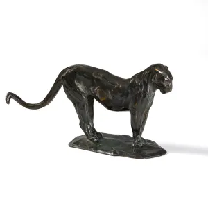 Rembrandt Bugatti "Panthre au repos" Bronze Sculpture