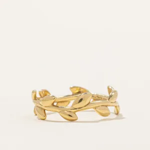 'Tiffany & Co' Paloma Picasso Olive Leaf Band Ring | Narrow | SZ 8 |