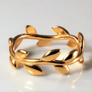 'Tiffany & Co.' Paloma Picasso Olive Leaf Band Ring