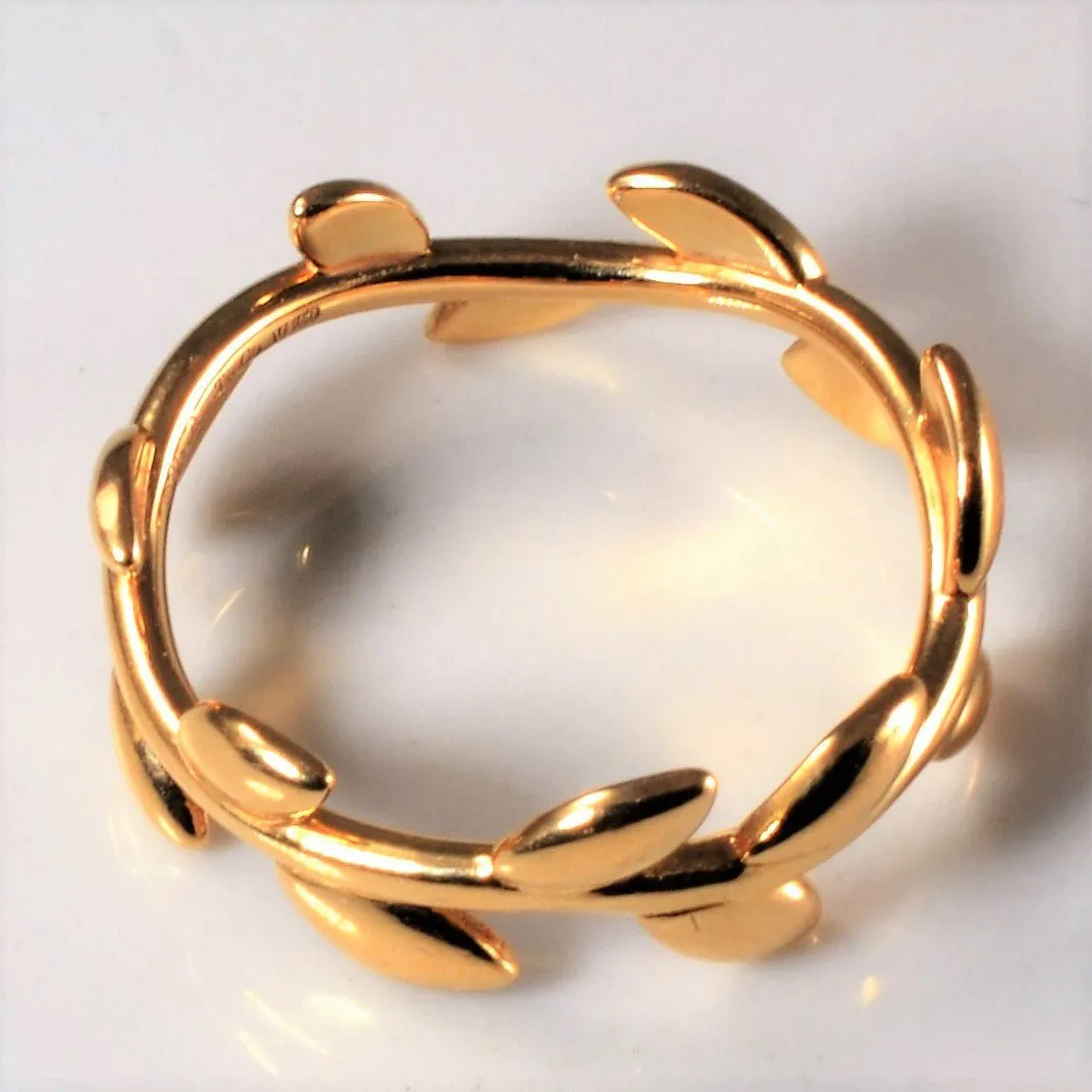 'Tiffany & Co.' Paloma Picasso Olive Leaf Band Ring