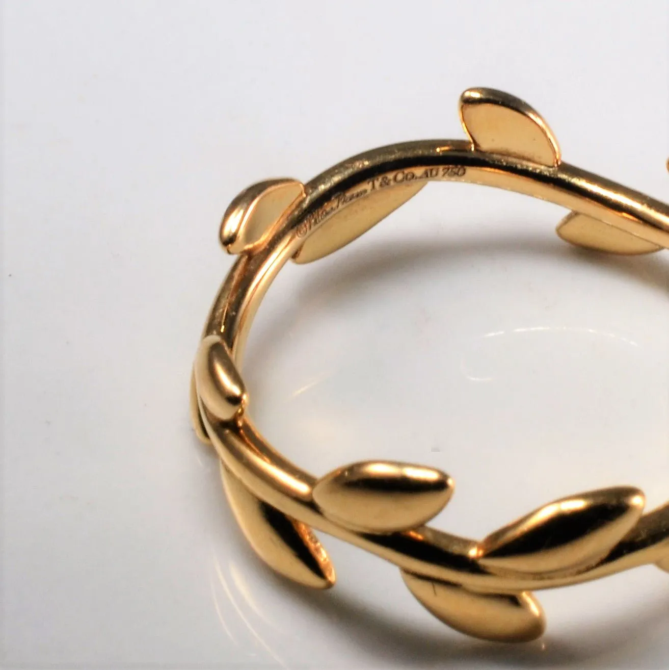 'Tiffany & Co.' Paloma Picasso Olive Leaf Band Ring