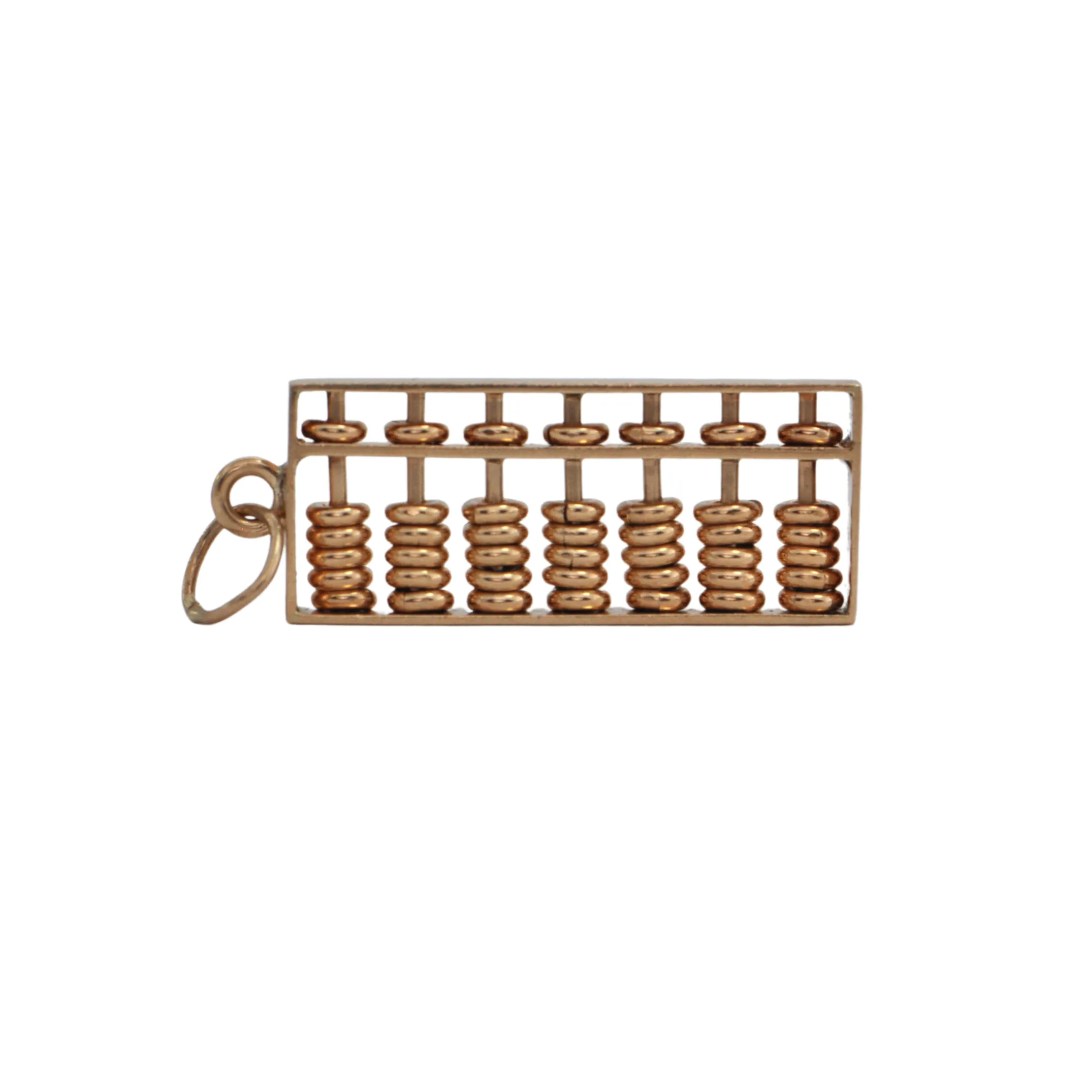 Vintage 14K Gold Abacus Charm