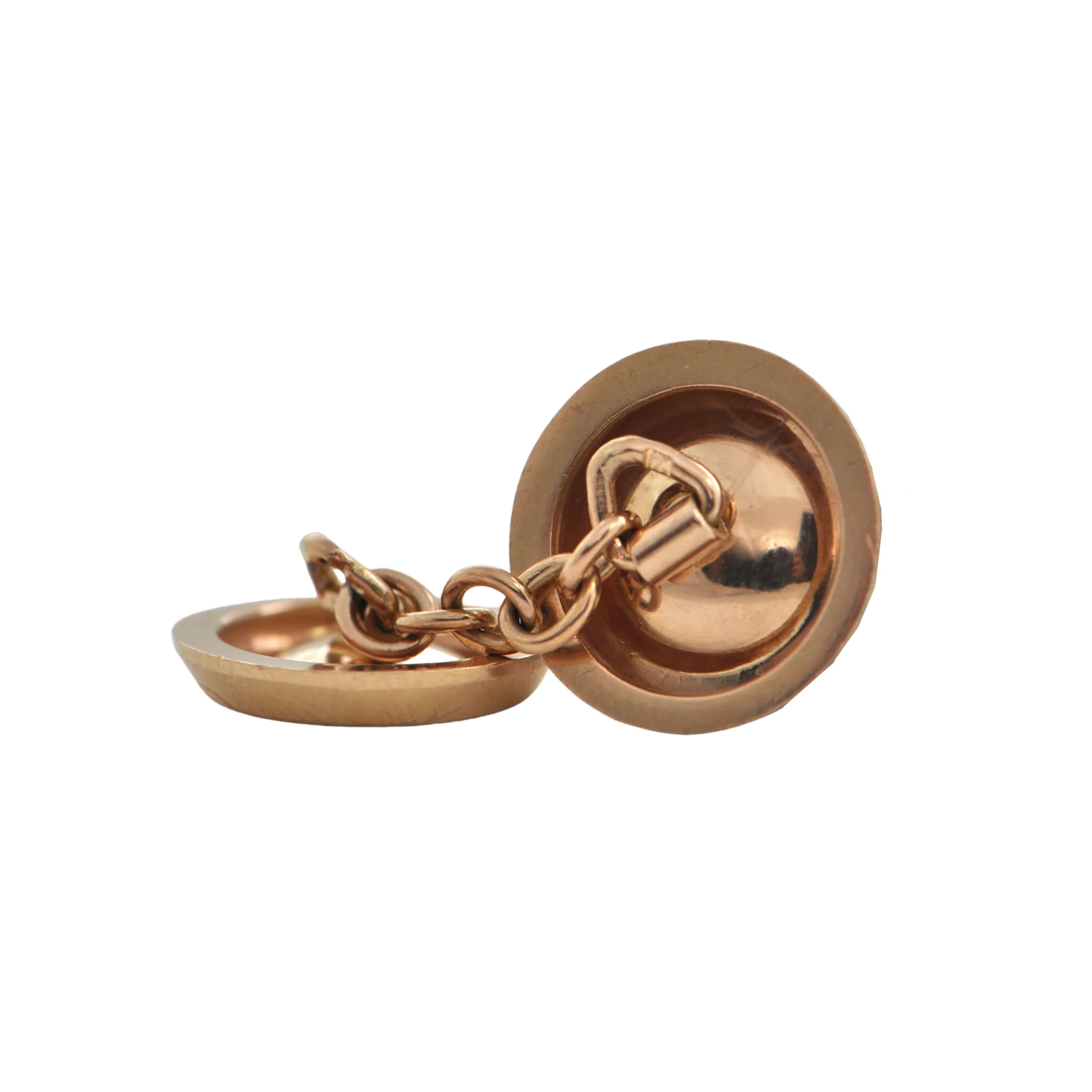 Vintage 18K Gold Chain Link Cufflinks