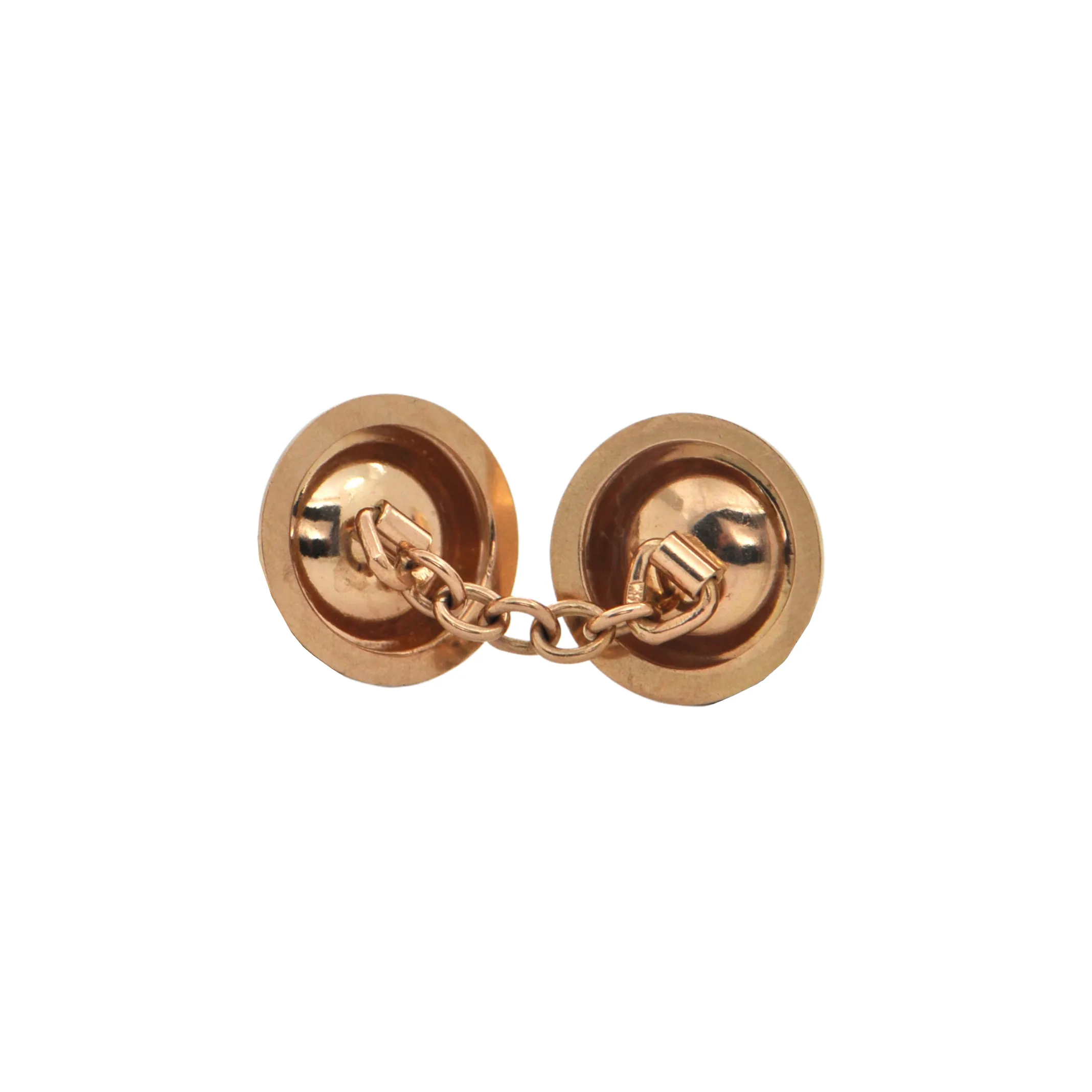 Vintage 18K Gold Chain Link Cufflinks